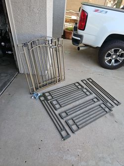 Heavy Duty Extra Wide Pet Gate – 2 Gates + Extension Panels