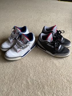 Jordan 3 | black cement 2018 and true blue 2016 | size 8.5