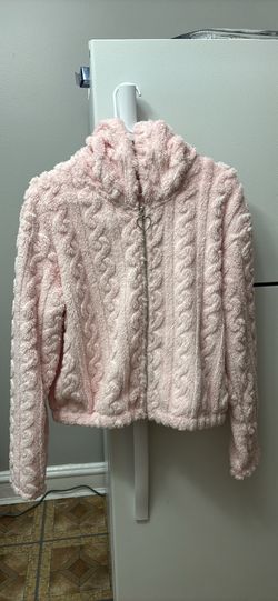 Fleece Hoodie Pink Women’s Medium