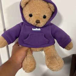 TwitchCon 2022 Teddy Bear With Twitch Hoodie 