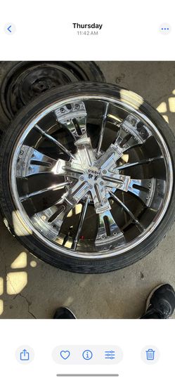 22 inch rims chrome