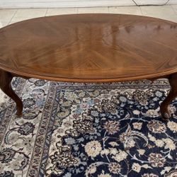 Queen Anne Style Mahogany Coffee Table