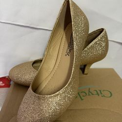 Cityclassified Comfort Gold Heels