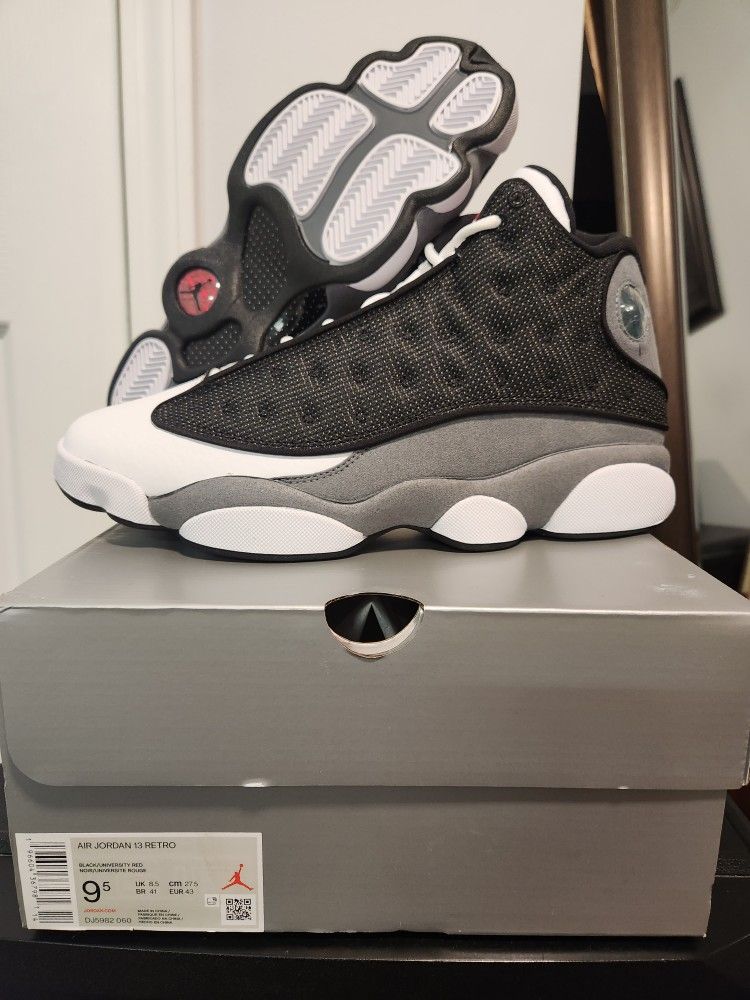 Jordan 13s " Black Flints" DS Size 9.5 Brand New