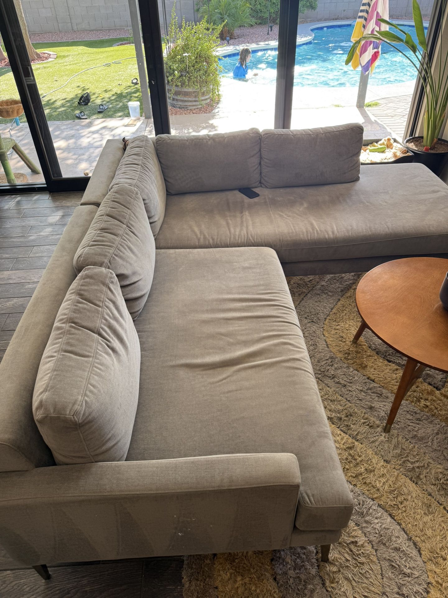 West elm Andes Sofa With Chaise