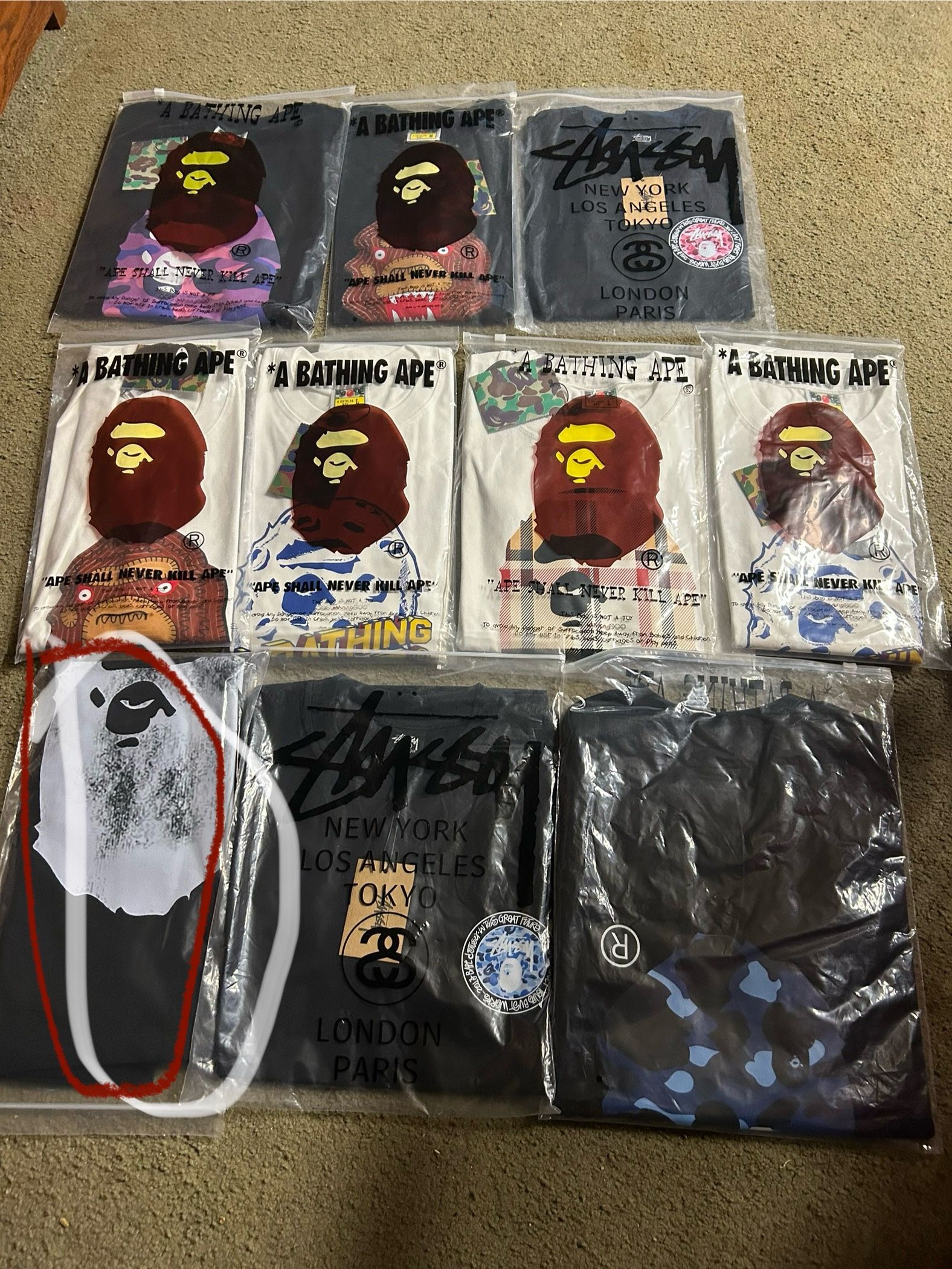 bape shirts