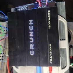 Crunch  4 Channel Amp 1200 Watts 