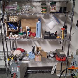 48" x 18" x 72" 5-Shelf Adjustable Metal Shelf Wire Shelving Unit Heavy Duty Storage Rack