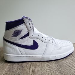 Jordan 1 Court Purple WMNS Size 11.5w/10m