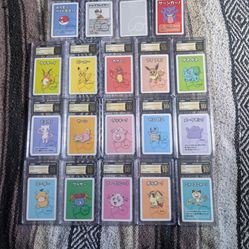 "$75 price drop" - 2019 Pokemon Old Maid Set (All 19) CGC PRESTINE 10