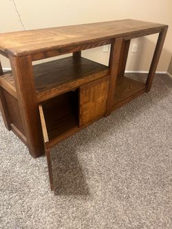 Wooden tv stand