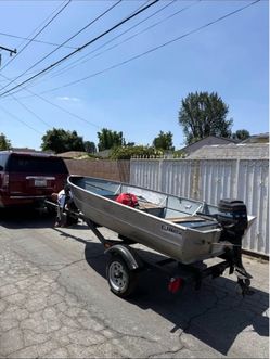 Klamath fishing boat & trailer