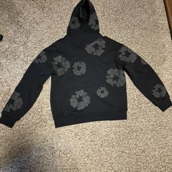Denim Tears Hoodie “Black Monochrome” Size L