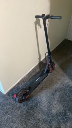 iScooter Electric Scooter Black and Red