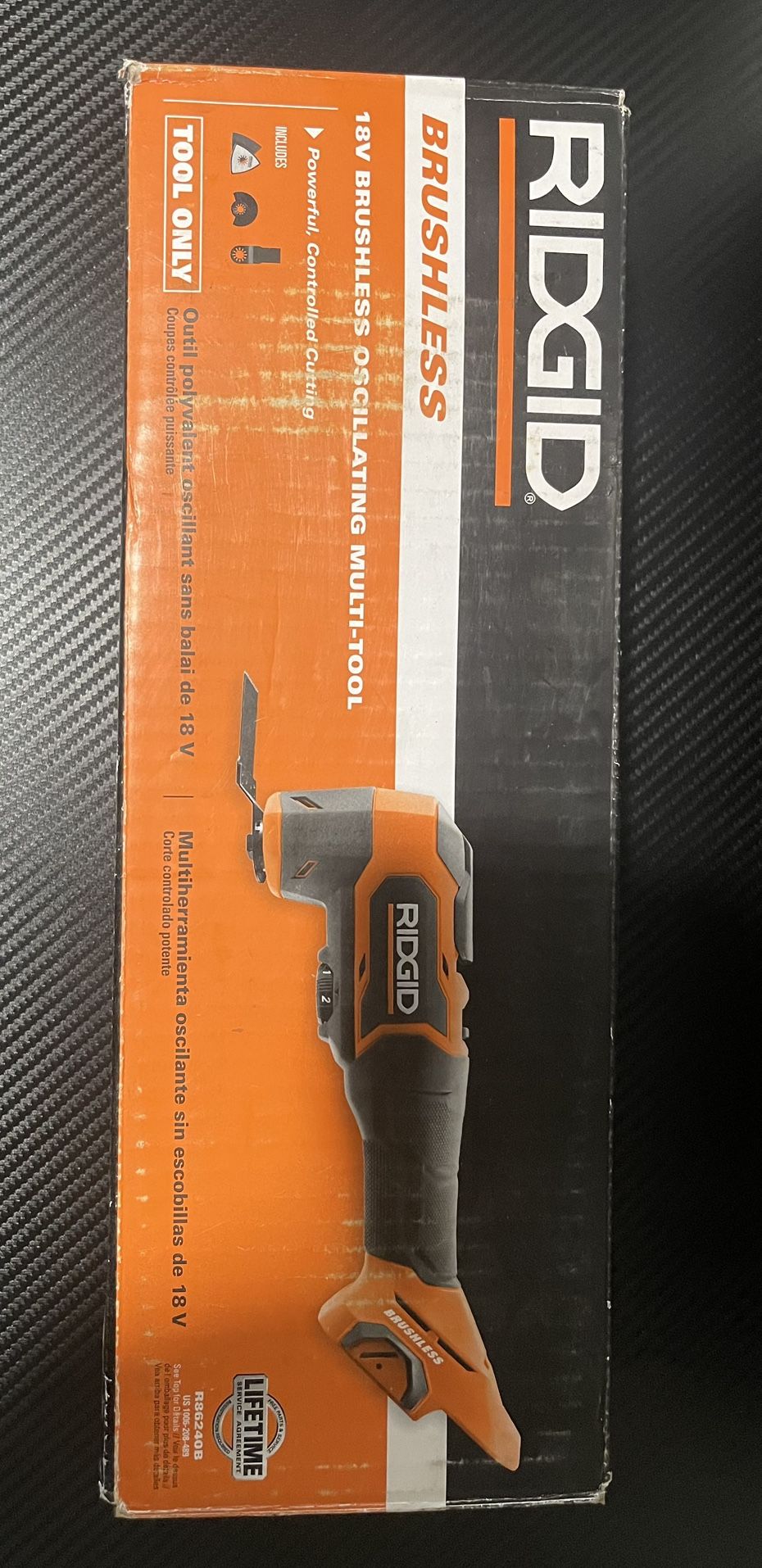 Ridged 18v BRUSHLESS OSCILLATING MULTI-TOOL