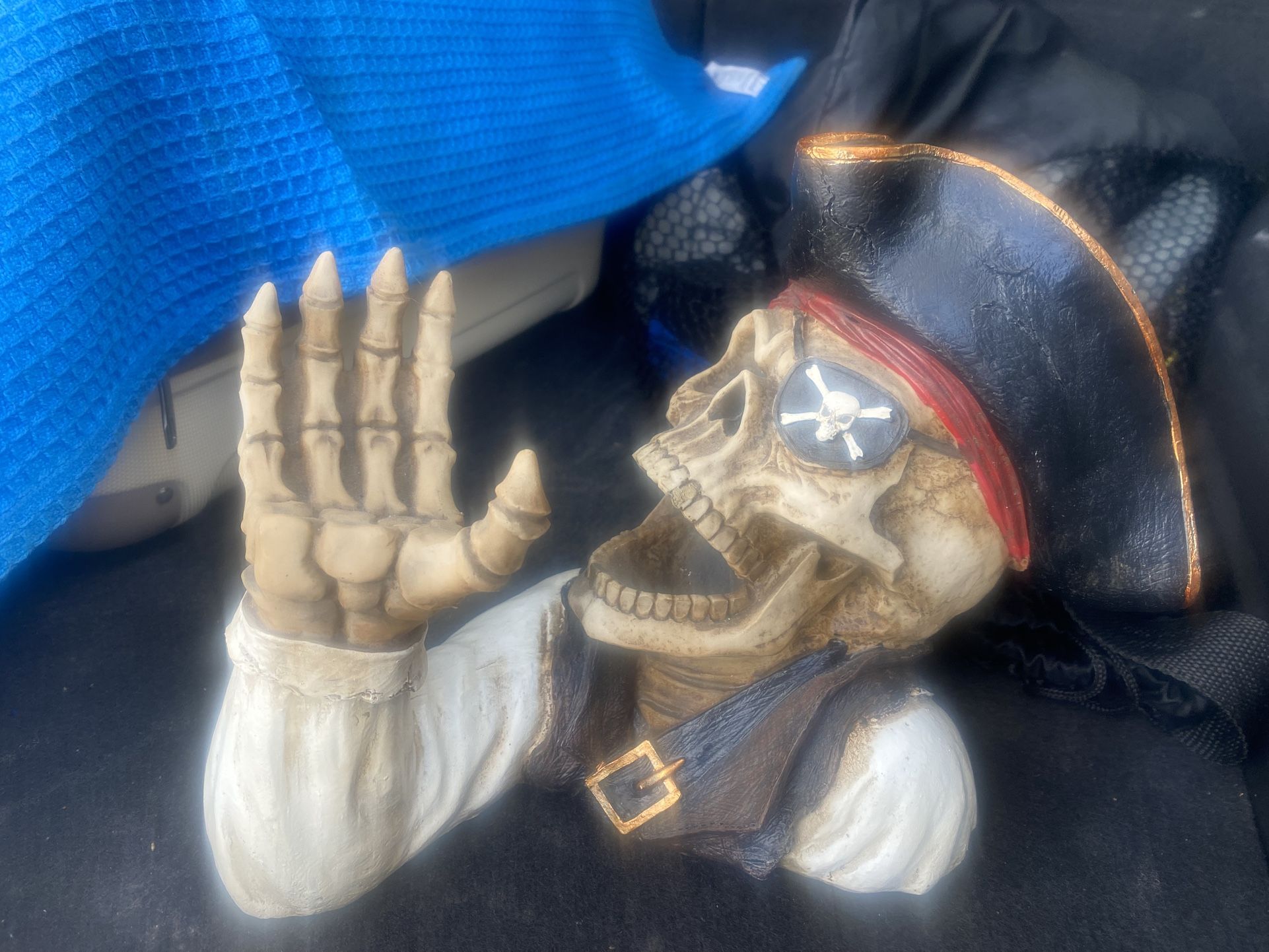 Pirate skeleton statue