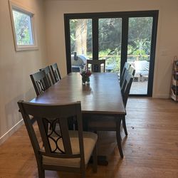 Costco dining table with leaf