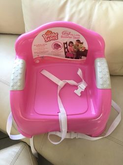 Girls booster seat 💺 new no box