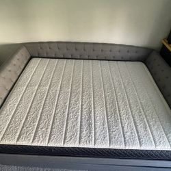 Practically New Queen Mattress With Bunkie Board