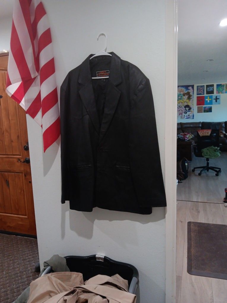 Leather Jacket -mens