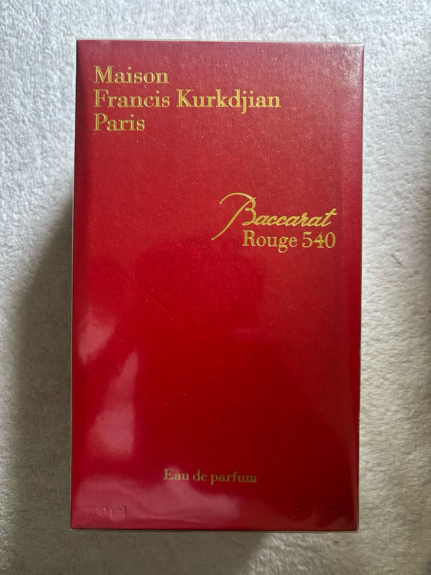 Maison Francis Kurkdjian Paris Baccarat Rouge 540