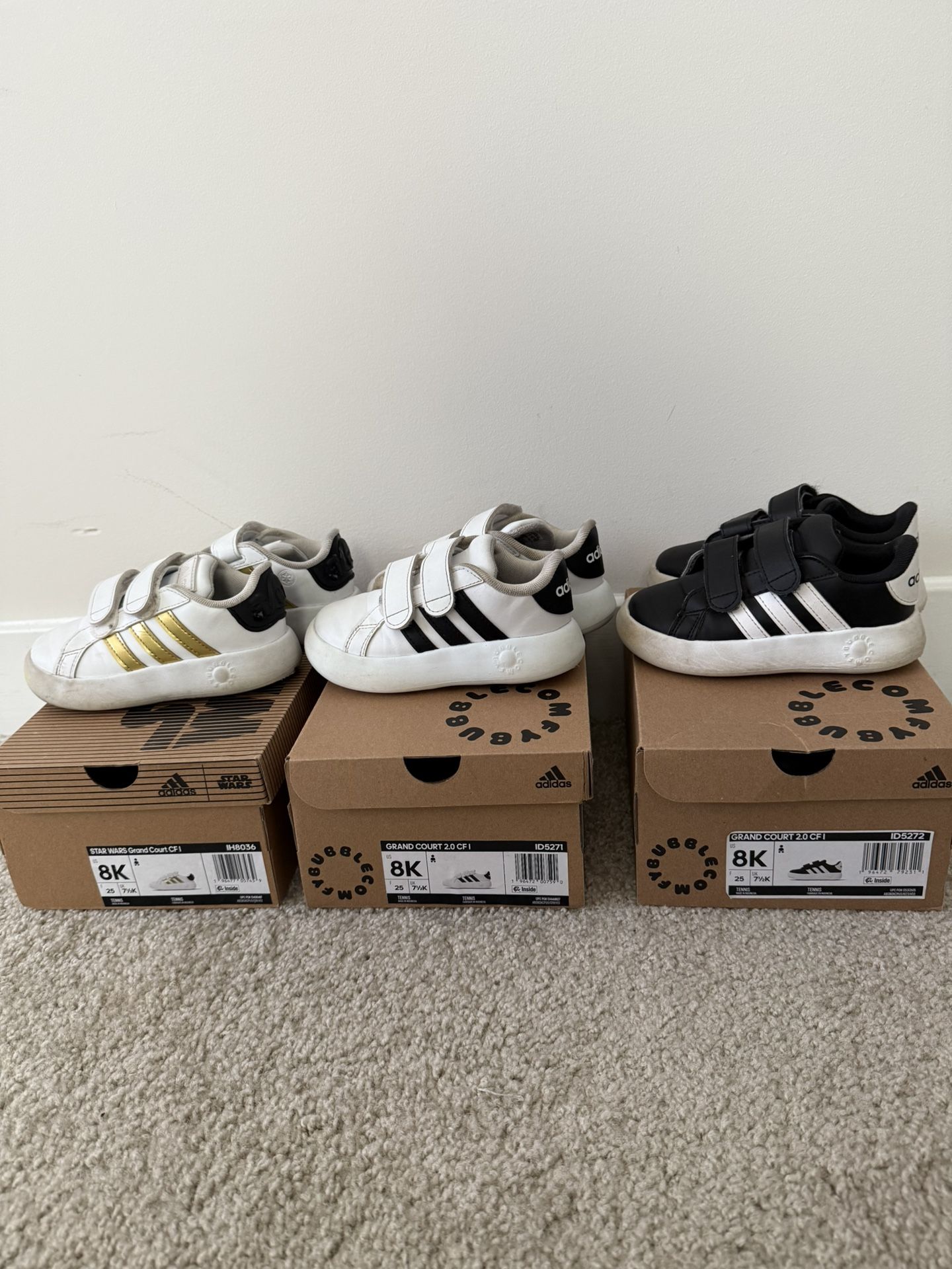 Lot Of Boys adidas Shoes