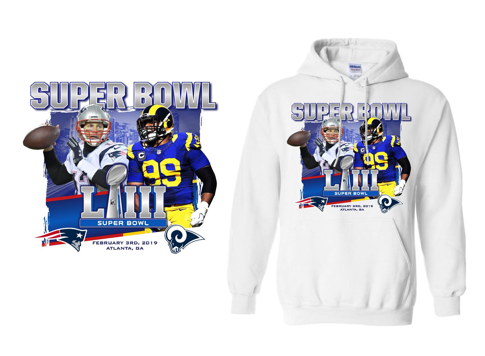 Super bowl hoodies