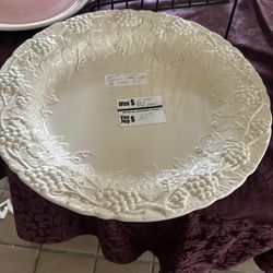 Large white bowl