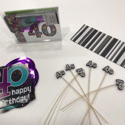 40th Birthday Party Decorations 