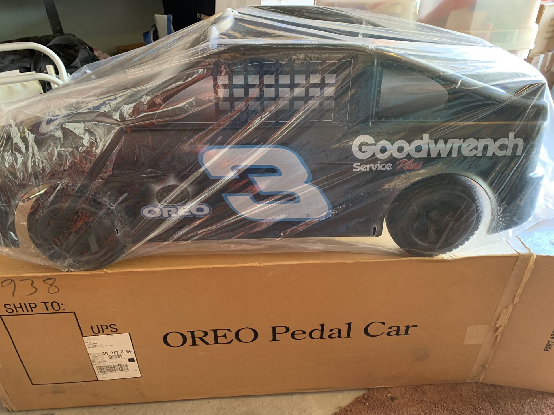 Dale Earnhardt famous #3 Oreo Pedal Car