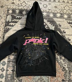 black punk spider hoodie