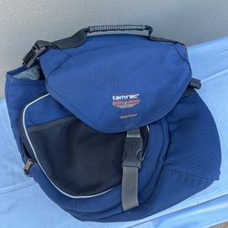 Tamrac Velocity 9 Blue Nylon Sling Camera Bag Padded Compartments