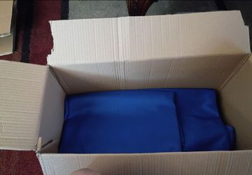 Vendo estos manteles azul rey