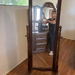 Vintage Cheval Tilting Mirror