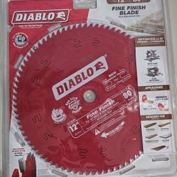 Diablo Miter 12in. x 80-Tooth Fine Finish Saw Blade for Wood