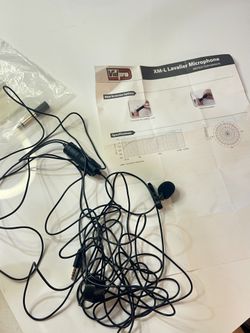 Vidpro XM-L Lavalier Microphone (Clip-On Mic for Smartphone, DSLR, PC)