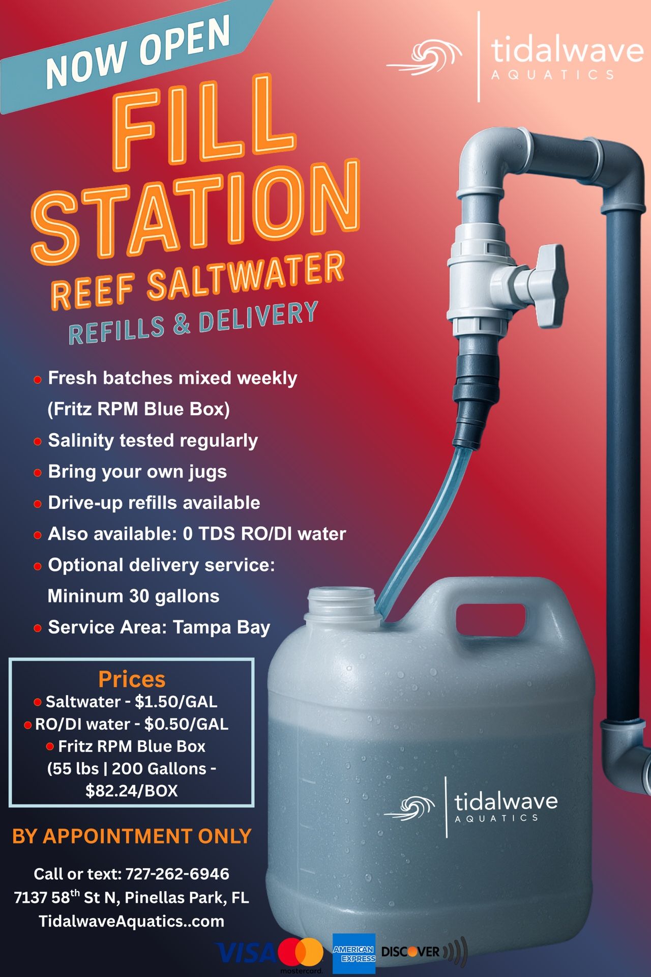 Saltwater Mix (Fritz RPM) - Aquarium/Reef Systems