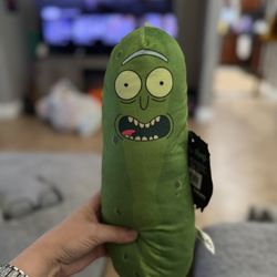 Funny Pickle Rick Stuffy 