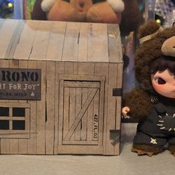 Pop Mart Hirono Living Wild-Fight for Joy Plush Doll. PERFECT SECRET SANTA GIFT