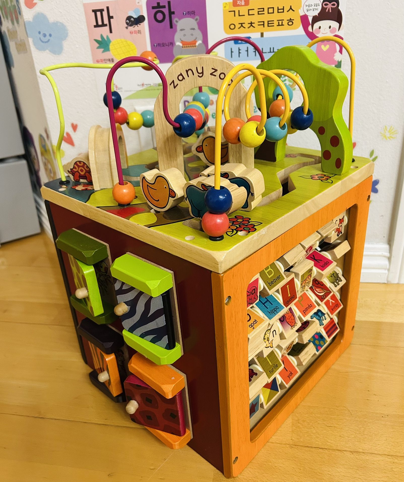 Zany zoo activity cube 