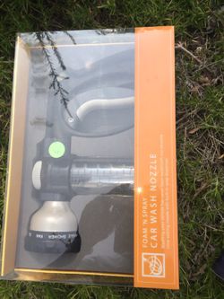 Car wash nozzle for home and Garden use