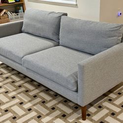 Crate & Barrel Grey Sofa