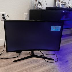 27 “ Curved Samsung gaming monitor
