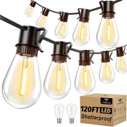 NEW 120FT Patio String Lights