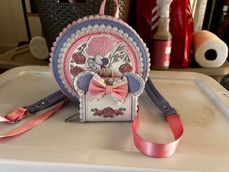 Mini Mouse Lace Loungefly mini backpack and matching wallet
