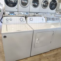 Amana  Washer And 220v   eléctric Dryer  In Excellent Working Condition