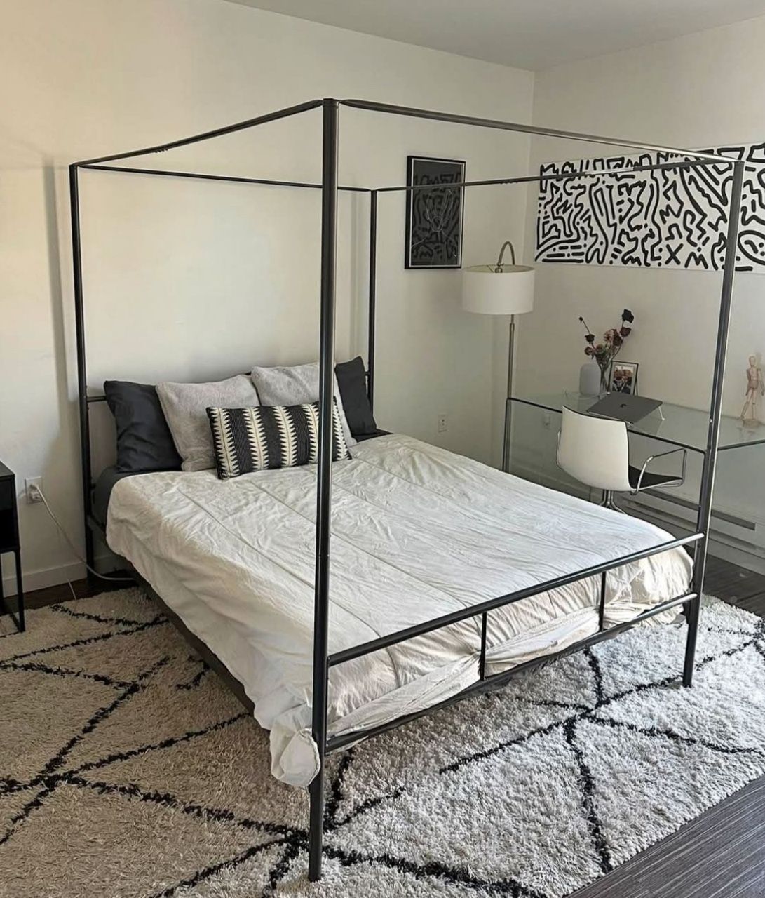 Queen Canopy Bed frame