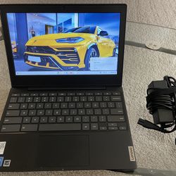 	Lenovo - Chromebook 3 11.6" HD Laptop - Celeron N4020