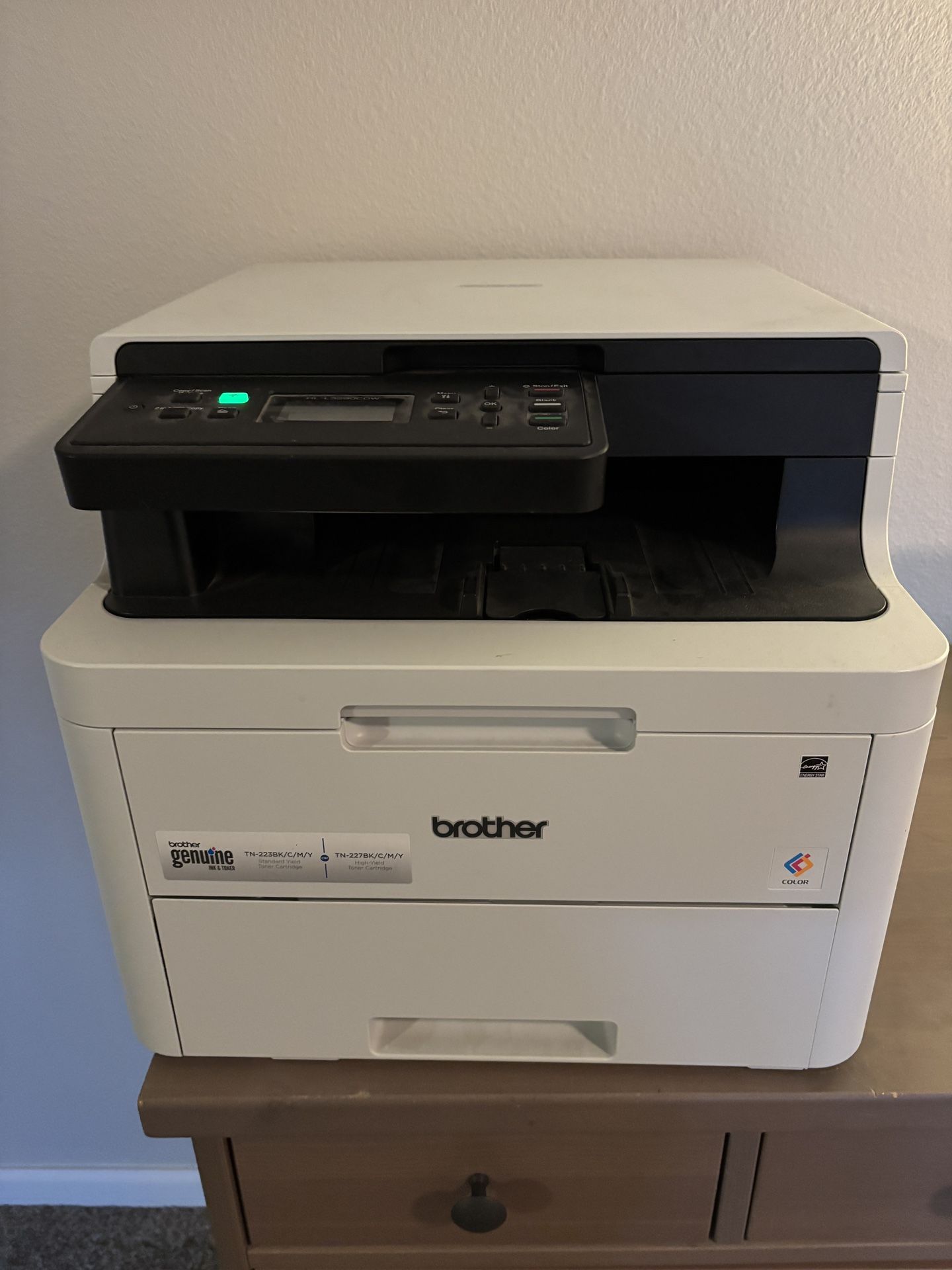 Brother Printer with Toner
