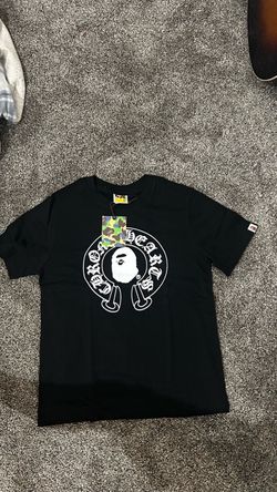 BAPE x Chrome Hearts Black Graphic T-Shirt